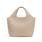 Women's Mini System Tote Bag In Stone | Pebbled Leather By Cuyana