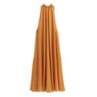 Women's Gathered-neck Maxi Cover Up In Mango | Size: S/m | Cotton Blend By Cuyana