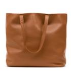 Women's Classic Leather Tote Bag In Caramel | Pebbled Leather By Cuyana