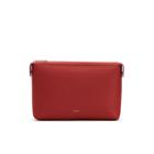 Women's System Zipper Pouch Insert In Poppy | Size: Small | Pebbled Leather By Cuyana