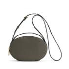 Women's Top Handle Crossbody Bag In Dark Olive | Pebbled Leather By Cuyana