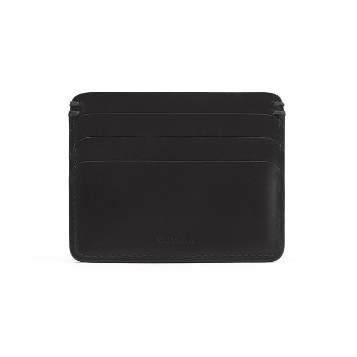 Women's Cardholder In Black | Smooth Leather By Cuyana