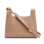 Women's Mini Double Loop Bag In Cappuccino | Pebbled Leather By Cuyana