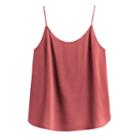 Women's Washable Charmeuse Cami Top In Passion Fruit | Size: Large | Washable Charmeuse Silk By Cuyana