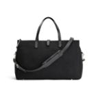Women's Triple Zipper Weekender Bag In Black | Organic Canvas/smooth Leather By Cuyana