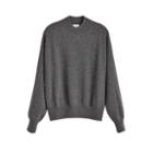 Women's Recycled Mock Neck Sweater In Charcoal | Size: Large | Cashmere By Cuyana