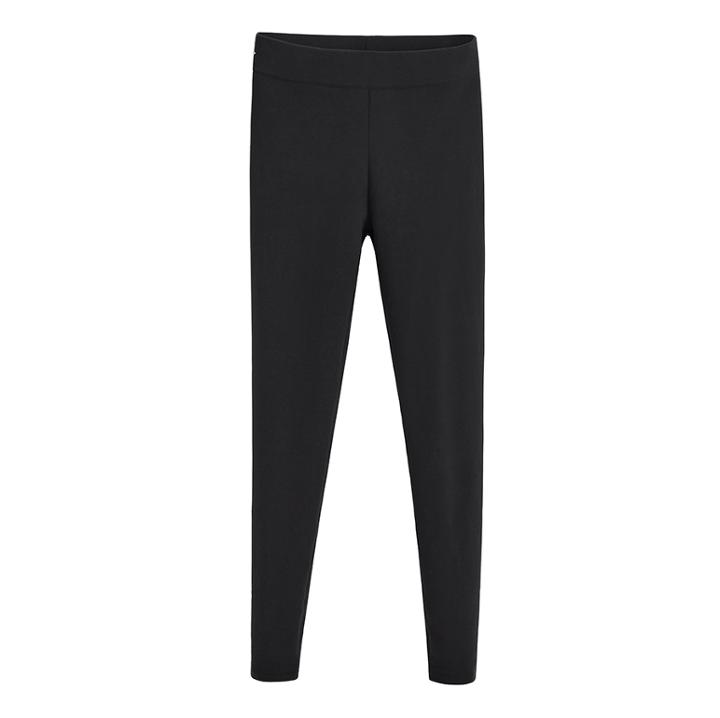 Women's Fleece Leggings In Black | Size: Large | 100% Cotton By Cuyana