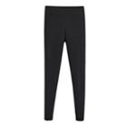 Women's Fleece Leggings In Black | Size: Large | 100% Cotton By Cuyana
