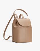 Women's Leather Backpack In Brown | Size: 13 | Pebbled Leather By Cuyana