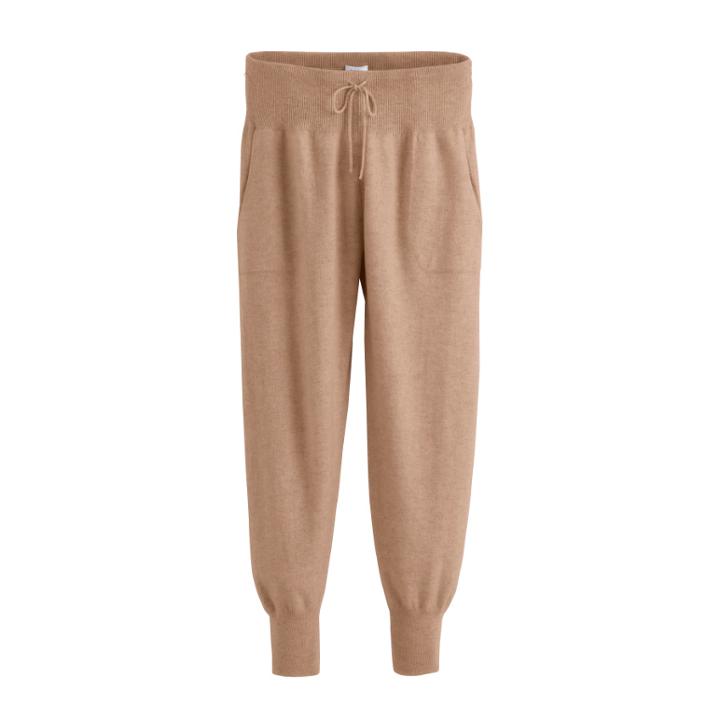 Women's Tapered Pant In Camel | Size: Large | Single-origin Cashmere By Cuyana
