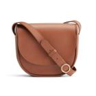 Women's Modern Saddle Bag In Chestnut | Smooth Leather By Cuyana