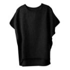 Women's Oversized Alpaca Sweater In Black | Size: Medium/large | 100% Baby Alpaca By Cuyana