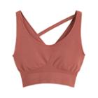 Women's Stretch Cropped Top In Rose | Size: S/m | Recycled Polyamide Blend By Cuyana