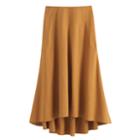 Women's Linen Flare Skirt In Honey | Size: Small | Linen Blend By Cuyana