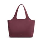 Women's System Tote Bag In Merlot | Size: 16 | Pebbled Leather By Cuyana