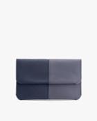 Women's System Flap Bag In Navy/storm | Pebbled Leather By Cuyana