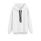 Women's Fleece Hoodie In White | Size: Large | 100% Cotton By Cuyana