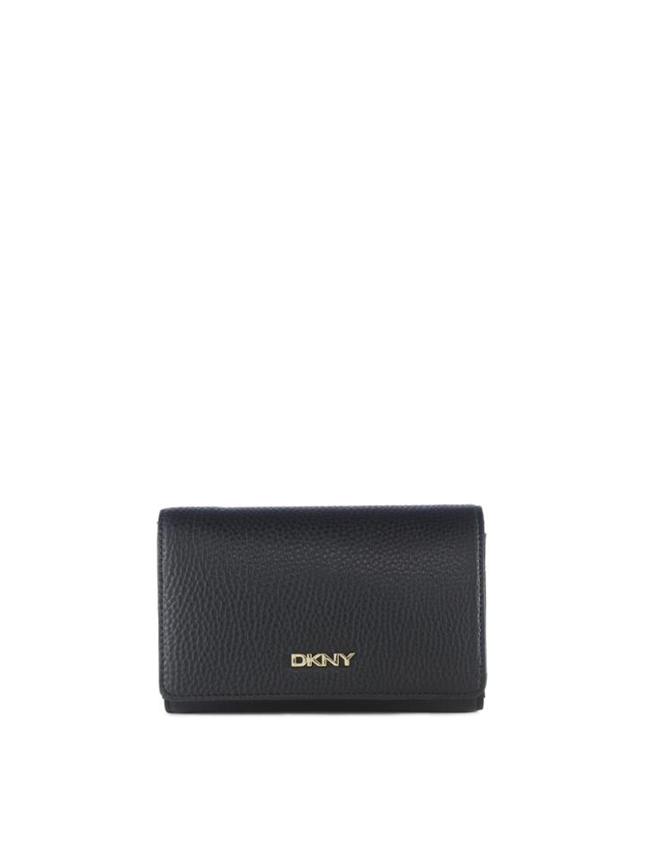 Dkny Tumbled Leather Medium Carryall Wallet