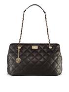 Dkny Quilted Nappa Leather Chain Shopper
