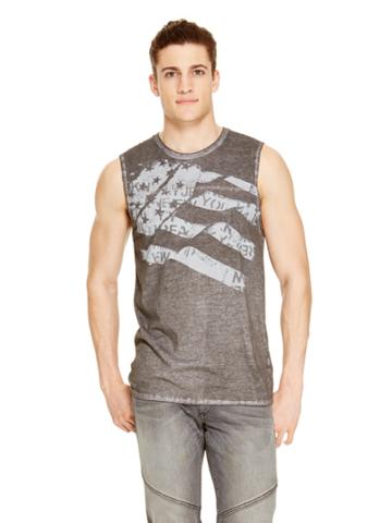 Dkny Jeans Crew Neck Muscle Tank
