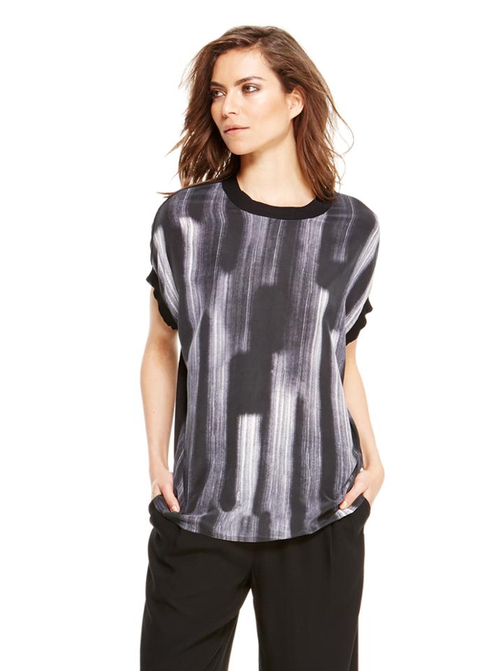 Dknypure Printed Silk Front Shirt