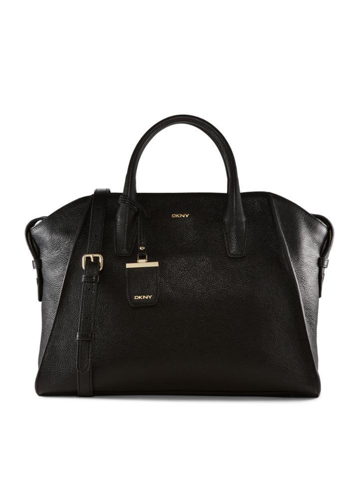 Dkny Fine Pebble Large Leather Satchel