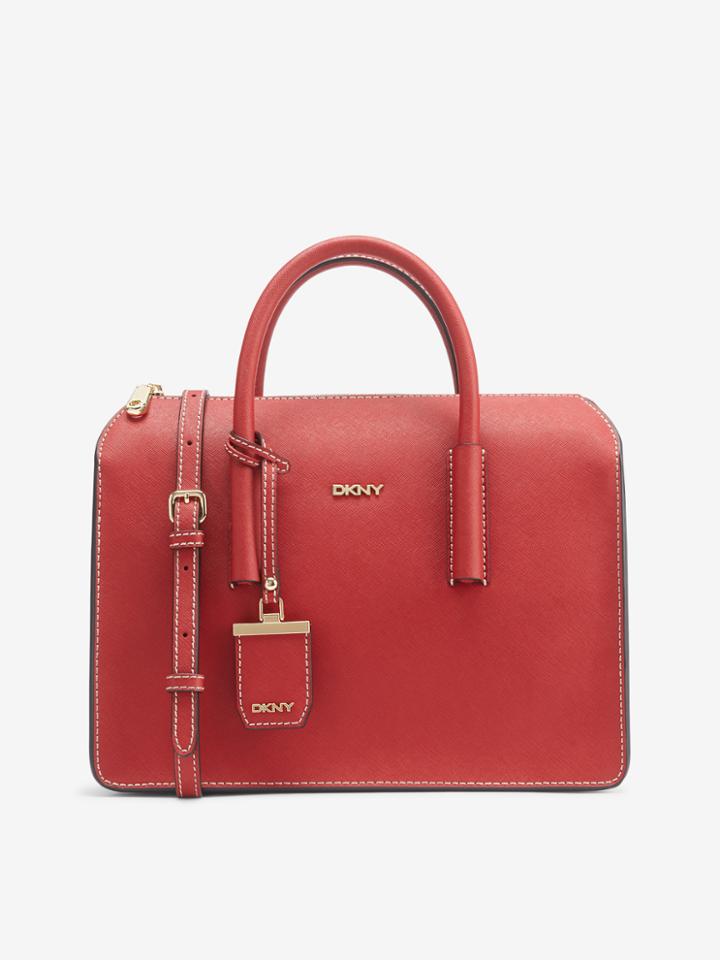 Dkny Saffiano Leather Box Satchel