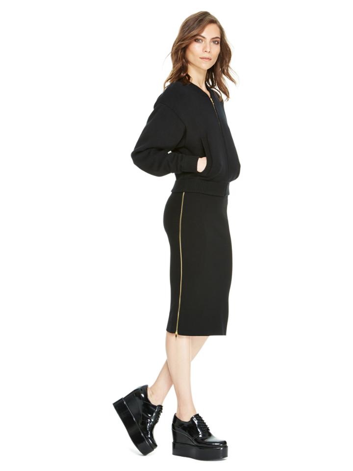 Dkny Side Zip Tube Skirt