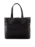 Dkny Perforated Leather Shopper