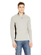 Dkny Quilted Zip Sweater