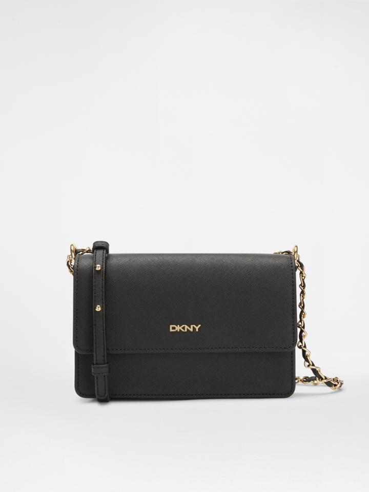 Dkny Saffiano Leather Small Flap Crossbody