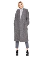 Dknypure Long Coat With Self Belt