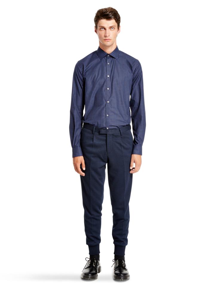 Dkny Check Slim Fit Dress Shirt