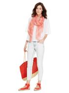 Dkny Jeans Light Wash Ultra Skinny Crop