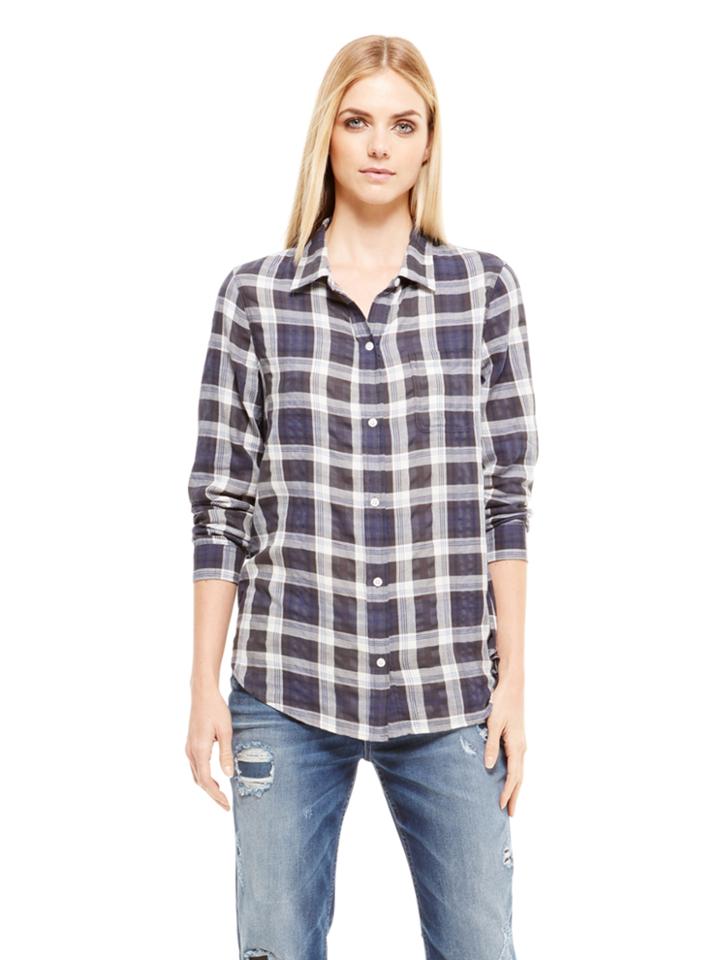 Dkny Jeans Flannel Plaid Shirt
