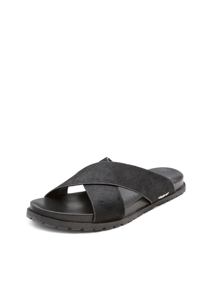 Dkny Steph Haircalf Leather Sandal