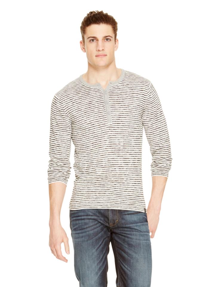 Dkny Henley Mini Stripe