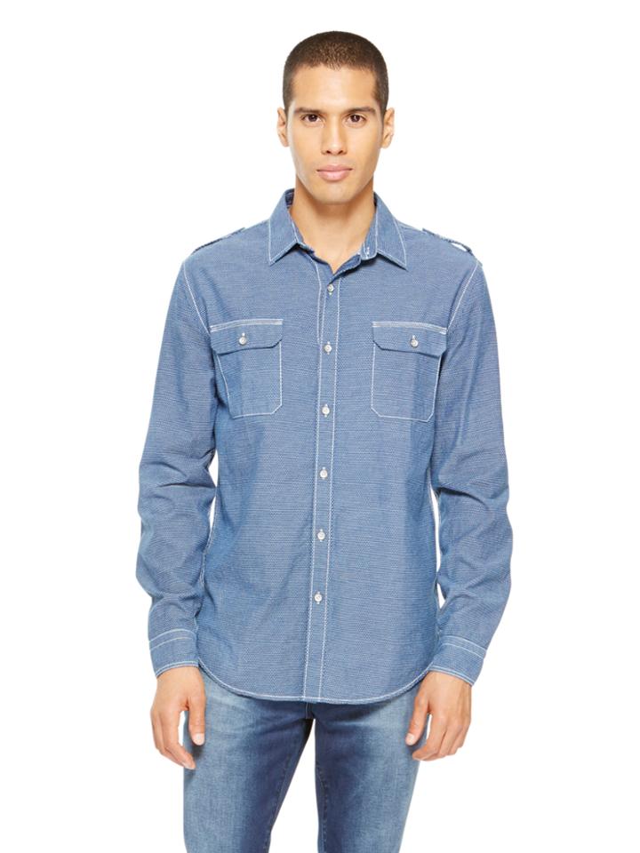 Dkny Jeans Mini Print Shirt