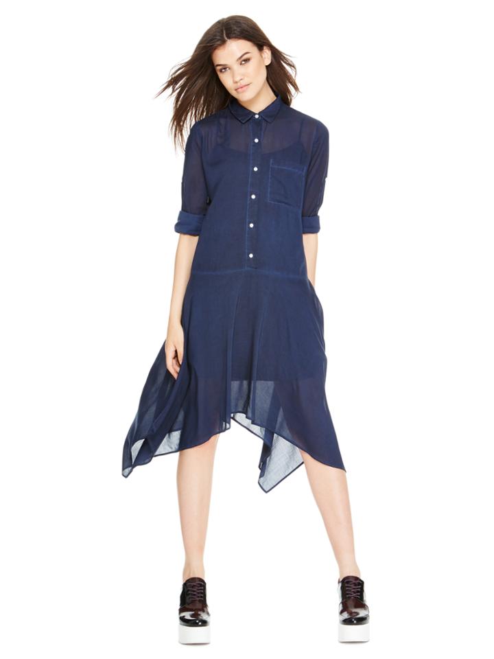 Dknypure Collared Trapeze Dress