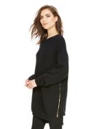 Dkny Pullover With Full Side Zips