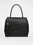 Dkny Fine Pebble Leather Flap Bag