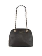 Dkny Saffiano Leather Rounded Satchel