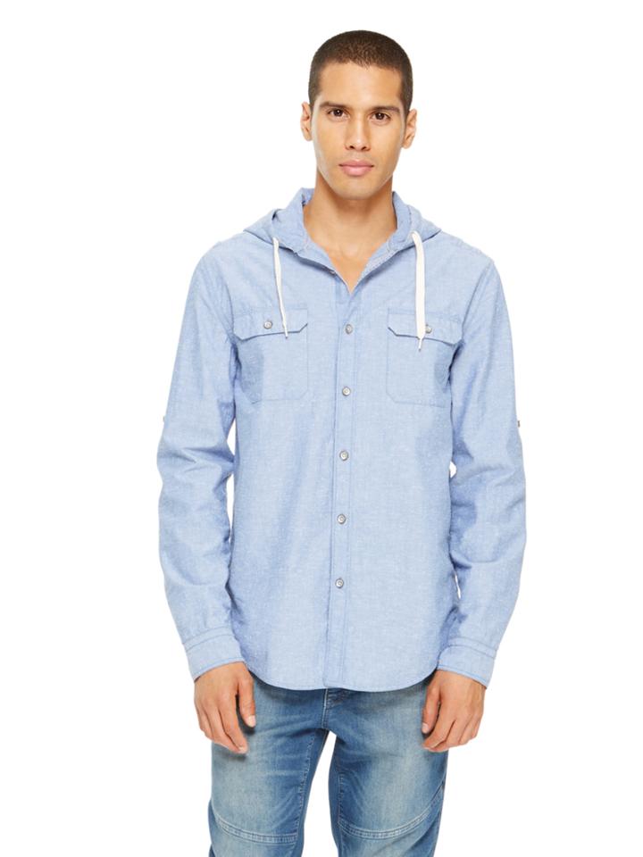 Dkny Jeans Hooded Shirt