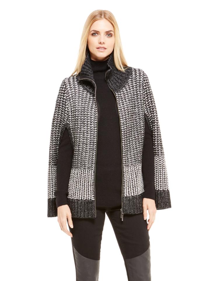 Dkny Jeans Zip Front Cape Sweater