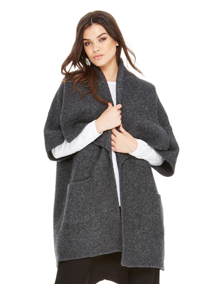 Dknypure Short Sleeve Open Front Cardigan