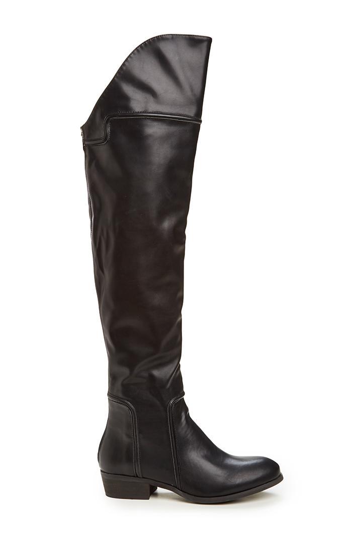 Dailylook Report Gema Over The Knee Boots In Black 6 - 10 At Dailylook