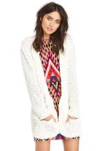 Dailylook Somedays Lovin Vivid Ending Bobble Knit Cardigan In Cream Xs - L At Dailylook