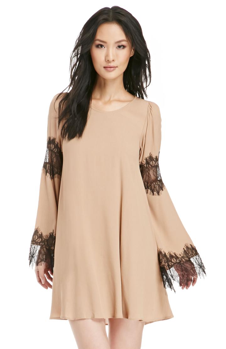 Dailylook For Love  Lemons Festival Dress In Taupe S At Dailylook