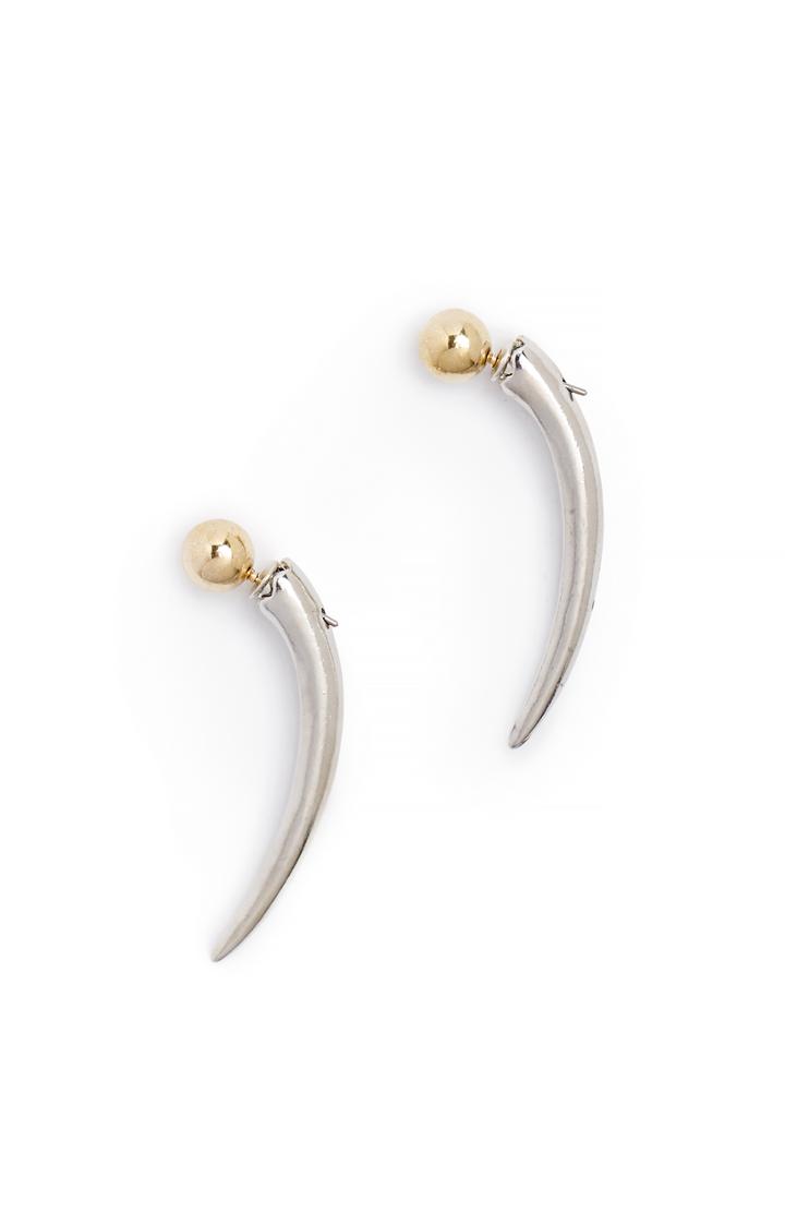 Dailylook 8 Other Reasons Babetown Earrings In Silver Gold At Dailylook