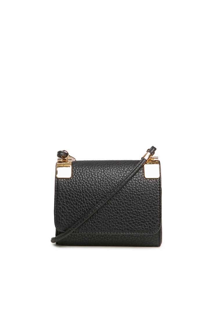 Dailylook Stefani Vegan Leather Mini Bag In Black At Dailylook